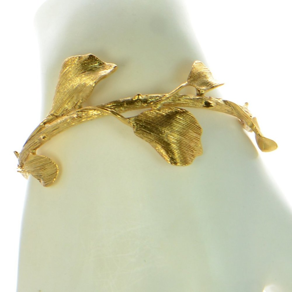 COPY - Oscar De La Renta Thorn and Branch Bangle Bracelet